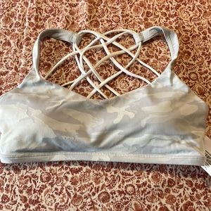 Lululemon camo free to be wild bra
